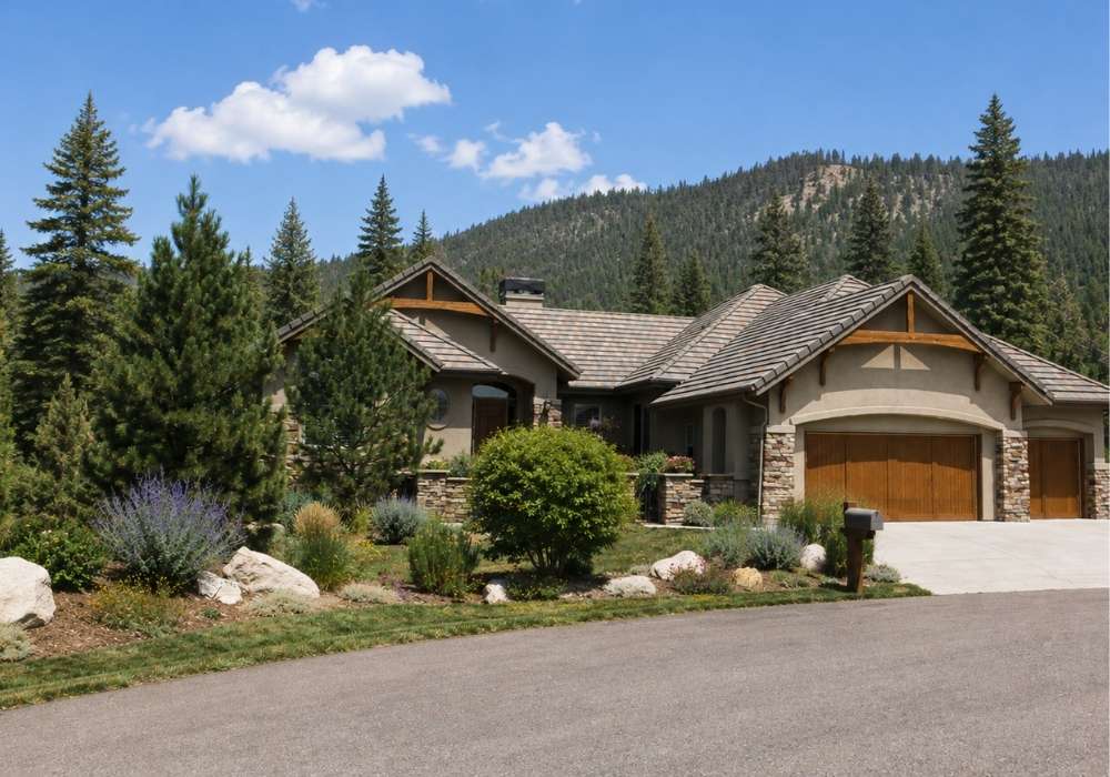 Professionally landscaped mountain home in Grand County, Colorado